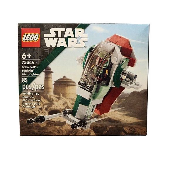 Lego 75344 Star Wars Boba Fett's Starship Microfighter 85 Pieces Book of Boba - Picture 1 of 3